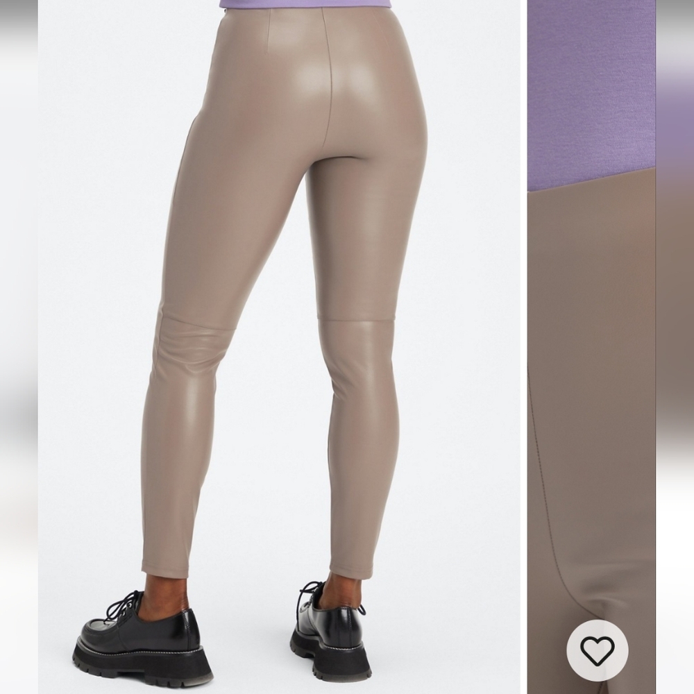 Fabletics Women's Faux Leather Leggings XS - Picture 2 of 8
